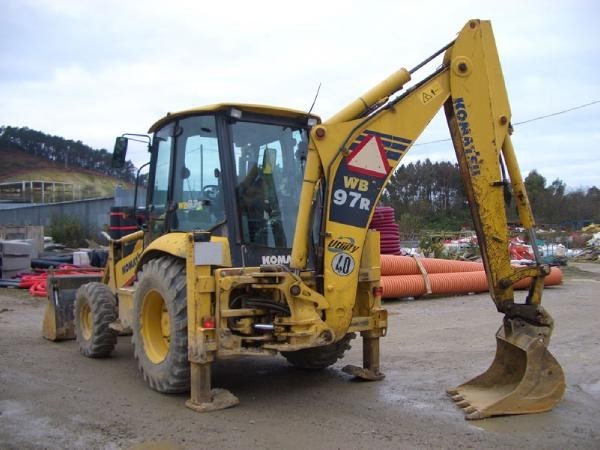 KOMATSU WB 97 R-5 części zamienne